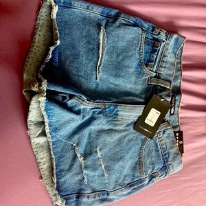 Denim shorts